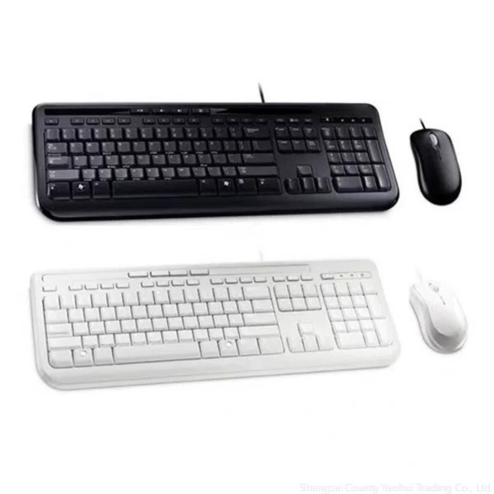 Laptop Accessories Combo Set - Set Tastiera e Mouse Cablati Microsoft
