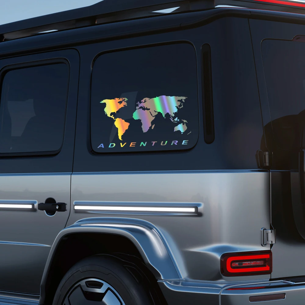 Laptop Accessories World - Adesivo per Auto con Mappa del