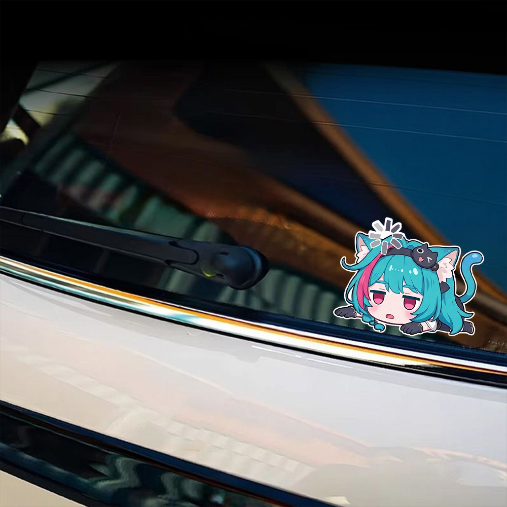 Laptop Accessories For Girls - Adesivi per Auto con Ragazza Anime,
