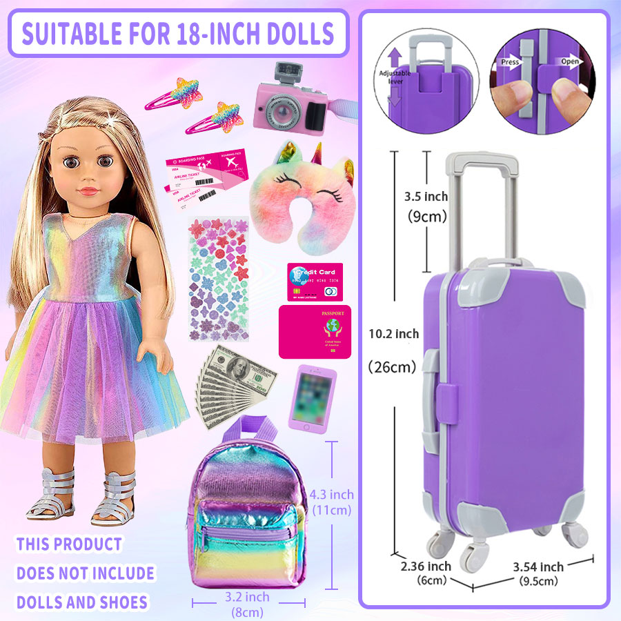 Set da Viaggio per Bambole da  - Laptop Accessories For Girls recensione e prezzo