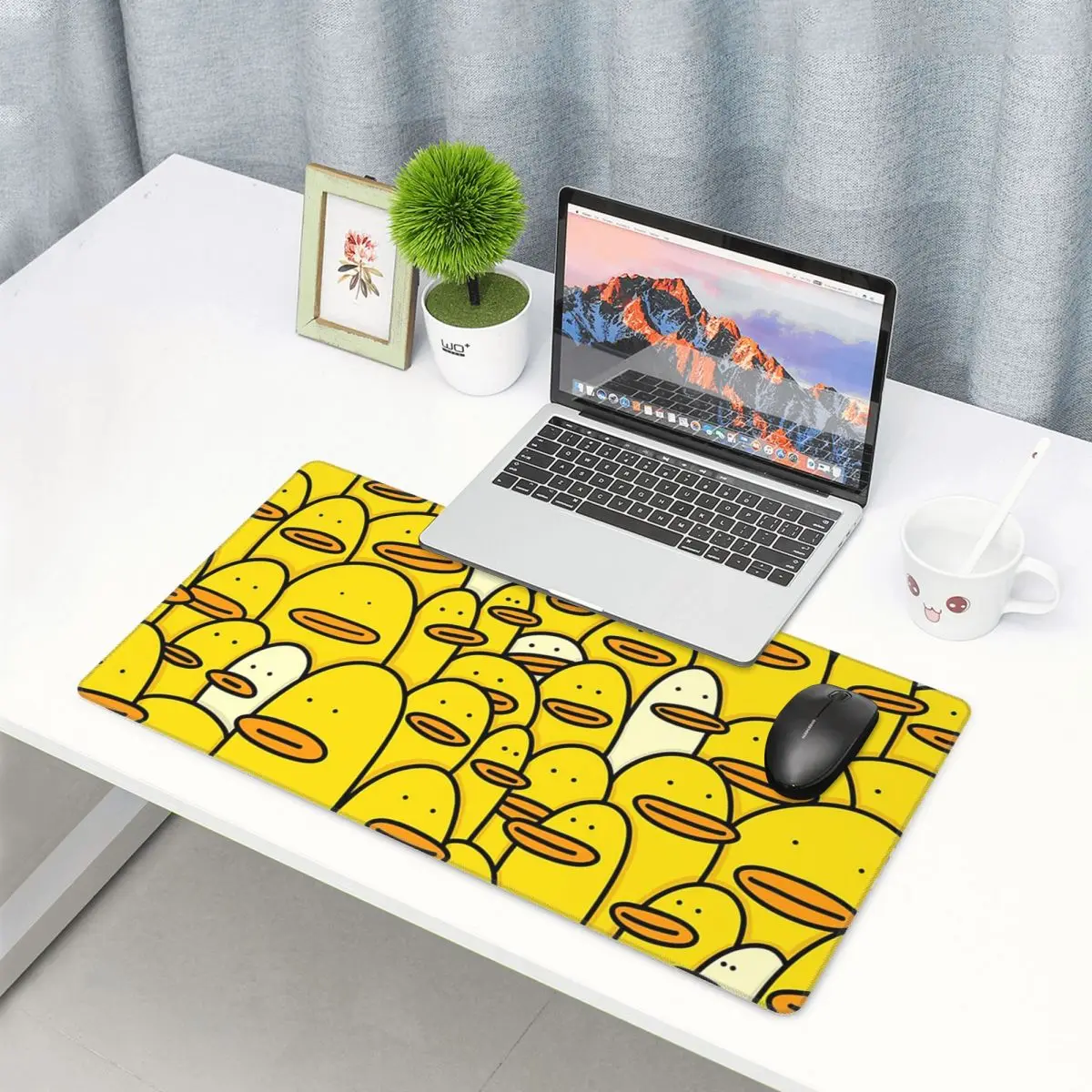 Tappetino per mouse grande con - Yellow Laptop Accessories recensione e prezzo