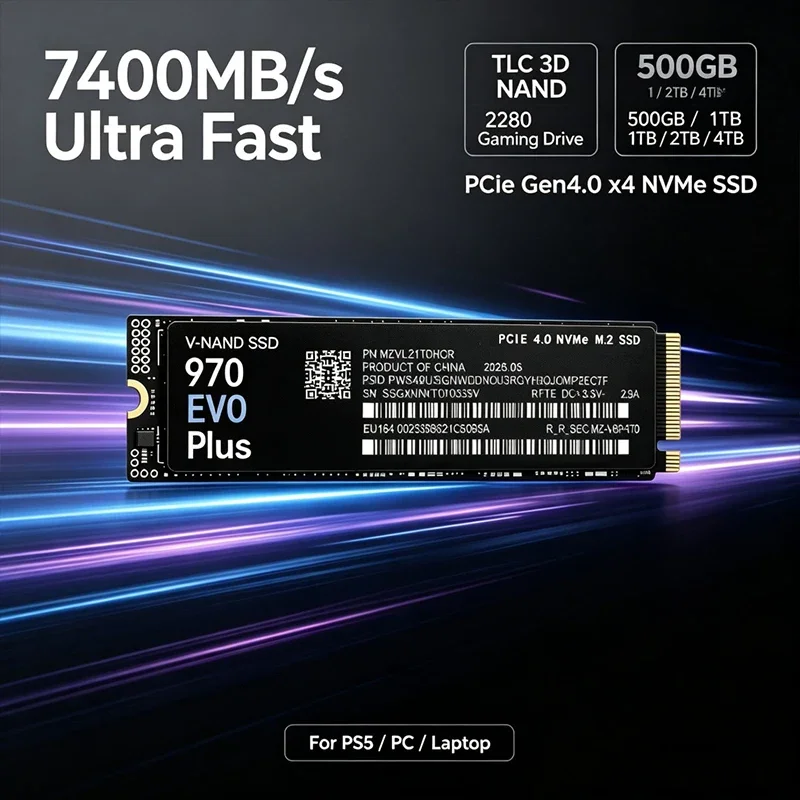 SSD NVMe M.2 7400MB/s 970 EVO  - Samsung Ssd 980 Pro recensione e prezzo