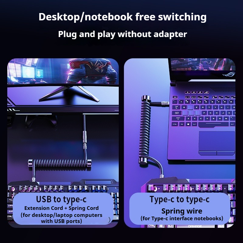 Cavo per Tastiera Arrotolabile - Laptop Accessories Gadgets recensione e prezzo