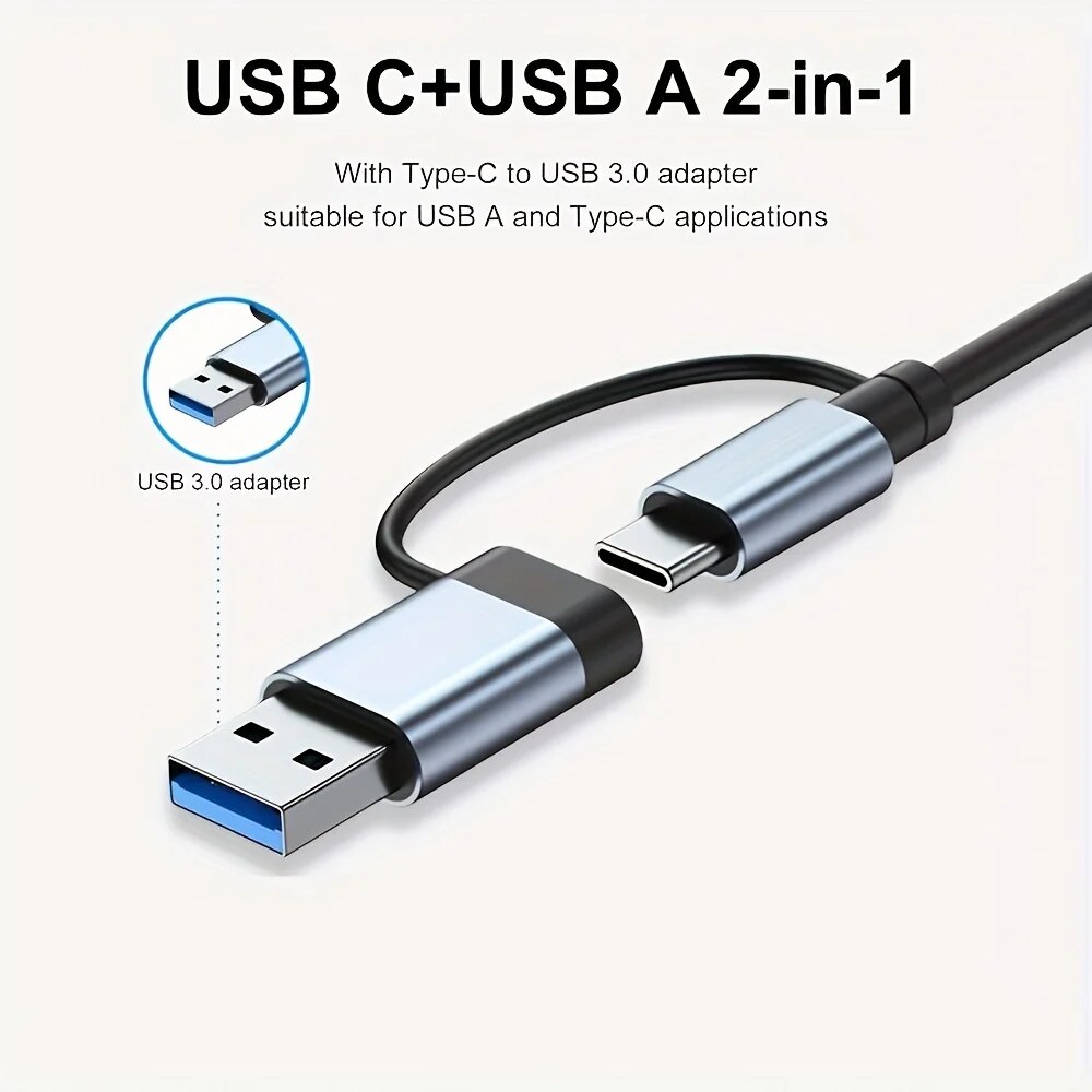 Hub USB 3.0 2 in 1 a 7 porte,  - Laptop Accessories Gadgets recensione e prezzo
